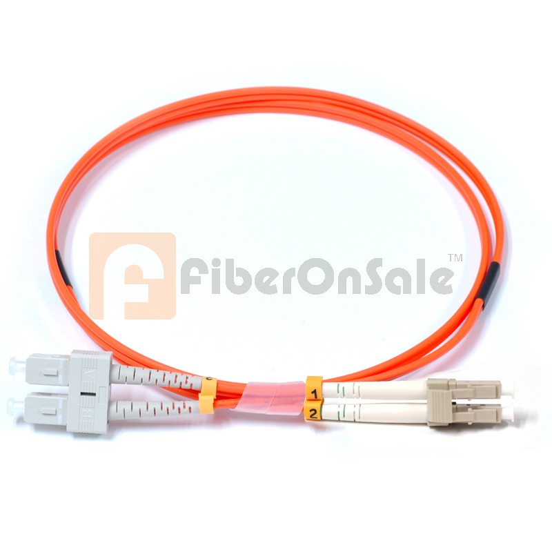 SC-LC Duplex OM1 62.5/125 Multimode Fiber Patch Cable