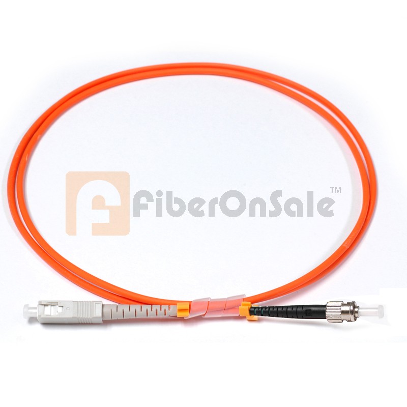 SC-ST Simplex OM1 62.5/125 Multimode Fiber Patch Cable