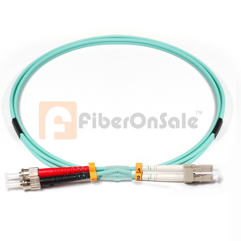 LC-ST Duplex 10Gb OM3 50/125 Multimode Fiber Patch Cable