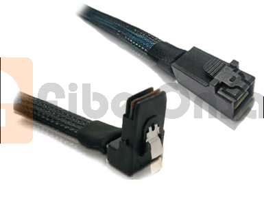 0 5m Hd Minisas Sff 8643 To Minisas Sff 8087 90 Angle Internal Cable