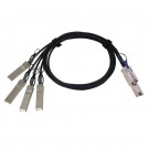 1M passive AWG30 MiniSAS(SFF-8088) to 4 SFP Breakout Cable