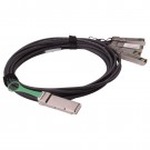 3M(9.8ft) Passive Copper AWG30 40GBASE QSFP+ to 4 SFP+ Breakout Direct Attach Cable