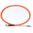 LC-ST Simplex OM2 50/125 Multimode Fiber Patch Cable