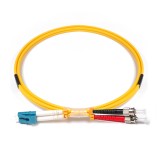 LC-ST Duplex OS1 9/125 Singlemode Fiber Patch Cable