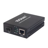 10/100/1000M Gigabit Ethernet Media Converter, RJ45 to SFP Slot