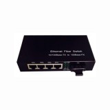 COV-SF05A-M-2, 10/100M Ethernet Singlemode Fiber Converter, (4*UTP + 1*MMF Port)