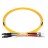 ST-MU Duplex OS1 9/125 Singlemode Fiber Patch Cable