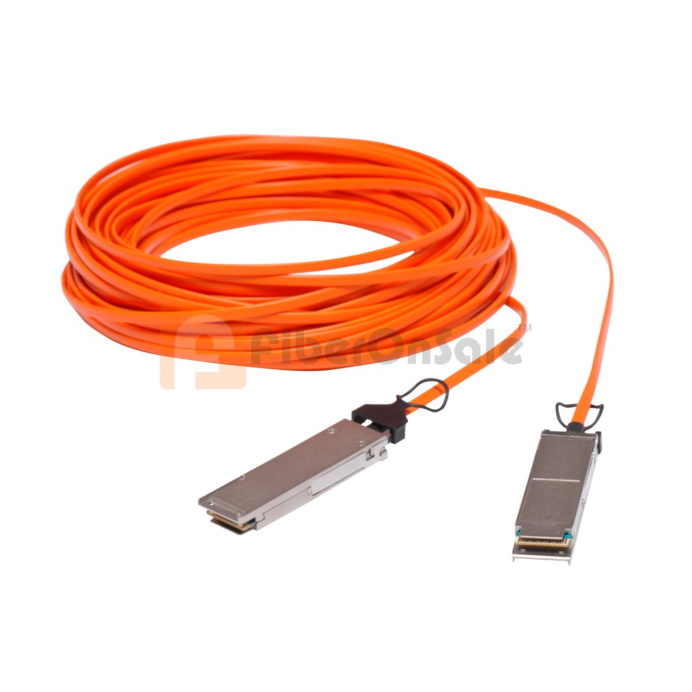 Extreme compatible 40Gb Ethernet QSFP+ active optical cable 10 Meter