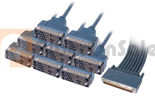 Cisco CAB-OCT-V35-FC 8 Lead Octal Cable and 8 Female V.35 DCE Connectors