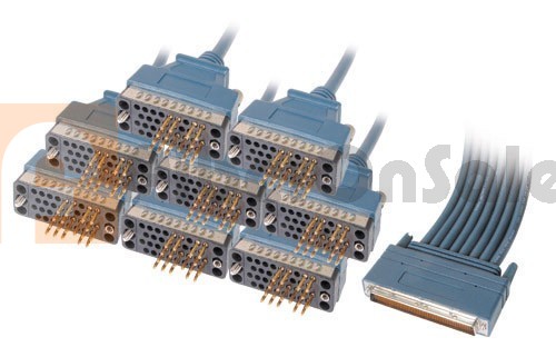 Cisco 72-1102-01 CAB-OCT-V35-MT 8 Lead Octal Cable and 8 Male V.35 DTE Connectors