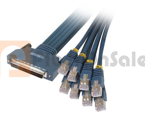 Cisco 72-0845-01 CAB-OCTAL-ASYNC HPDB 68 Male to 8 RJ45 Male 1M Cable