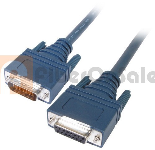 Cisco 72-0790-01 CAB-X21FC LFH60 Male to X.21 DB15 DCE Female 3M Cable