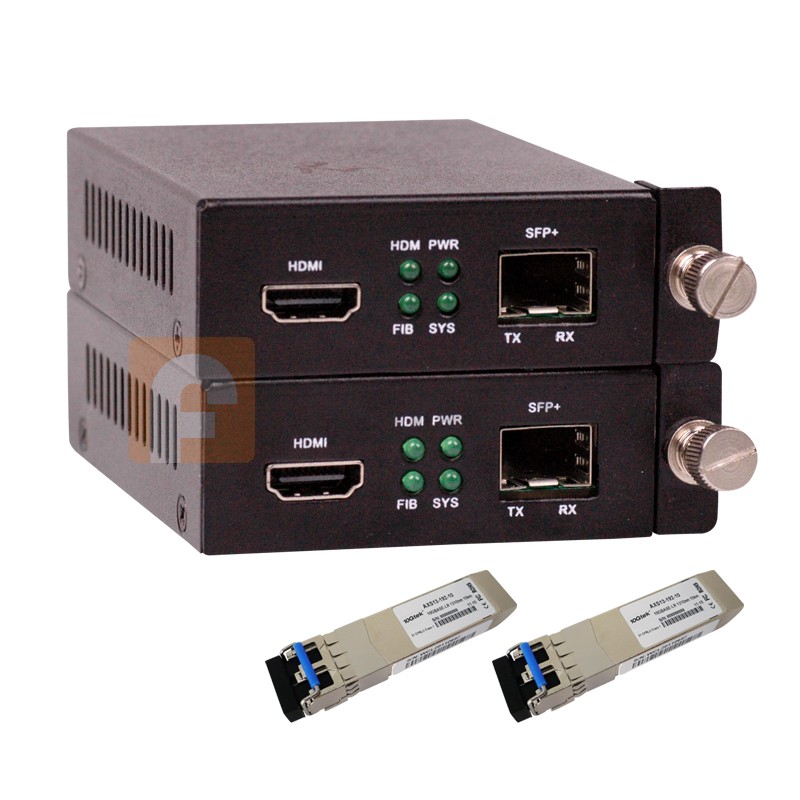 [HDMI to SFP+ Converter (A pair)] + [2x SFP+ LR] Kit1