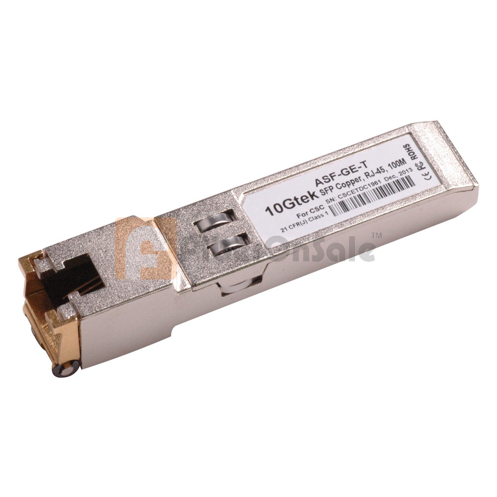 Cisco Compatible 1000BASE-TX SFP Copper RJ45 Transceiver Module