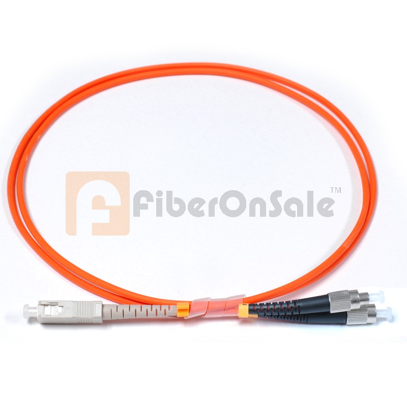 SC-FC Simplex OM1 62.5/125 Multimode Fiber Patch Cable