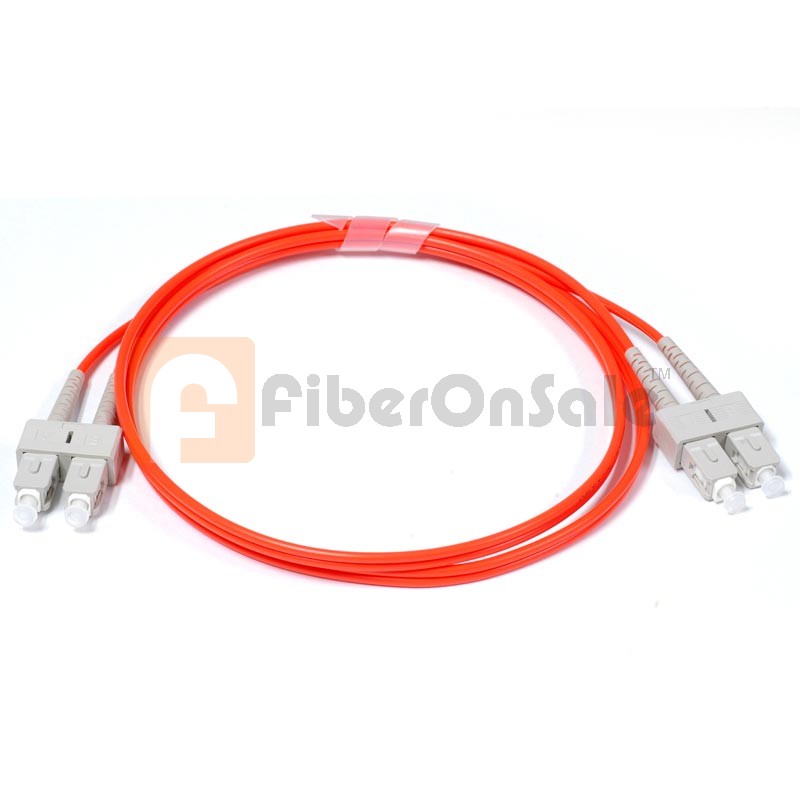 SC-SC Duplex OM1 62.5/125 Multimode Fiber Patch Cable