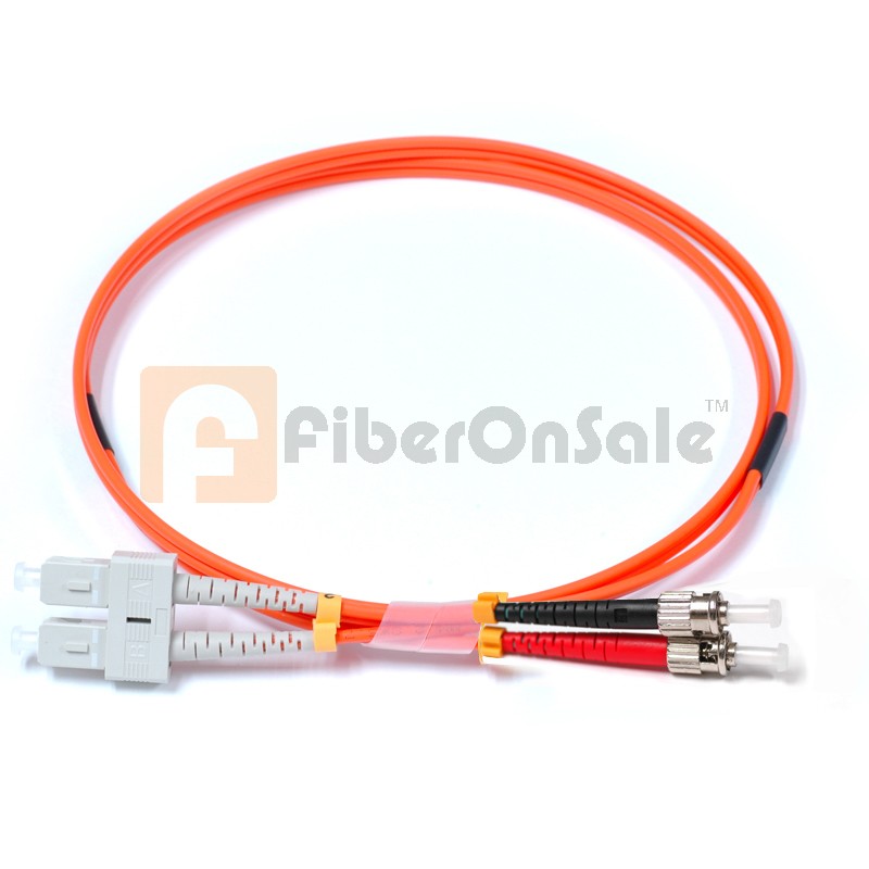 SC-ST Duplex OM1 62.5/125 Multimode Fiber Patch Cable