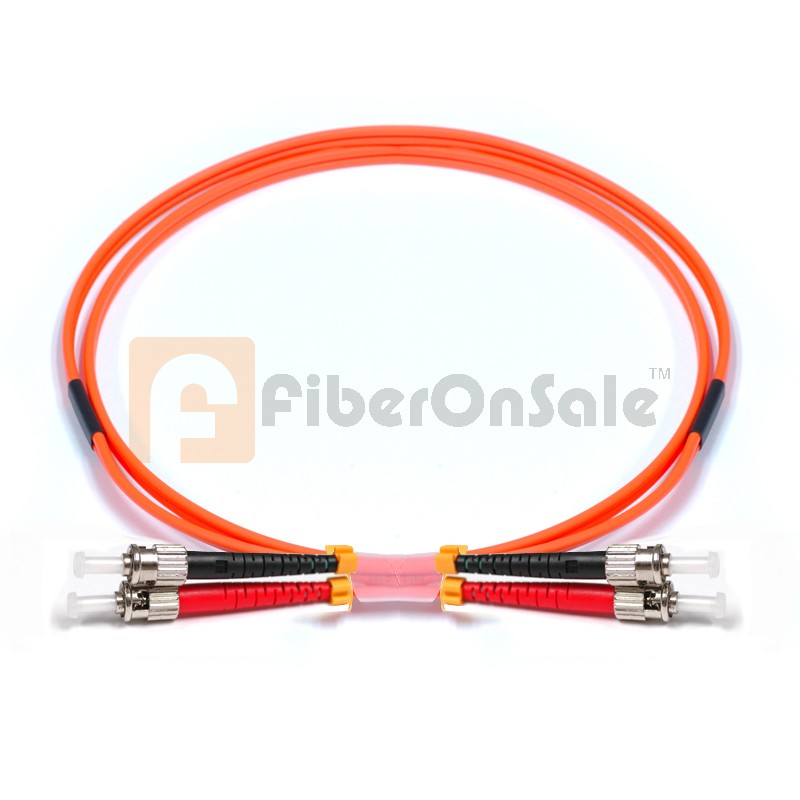 ST-ST Duplex OM1 62.5/125 Multimode Fiber Patch Cable