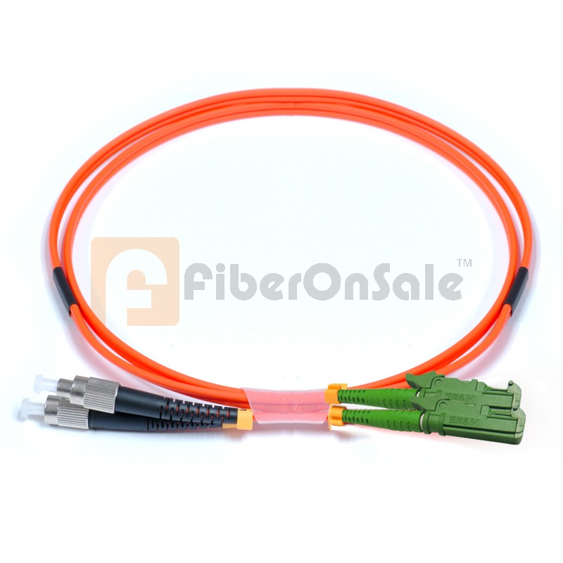 FC-E2000 Duplex OM2 50/125 Multimode Fiber Patch Cable