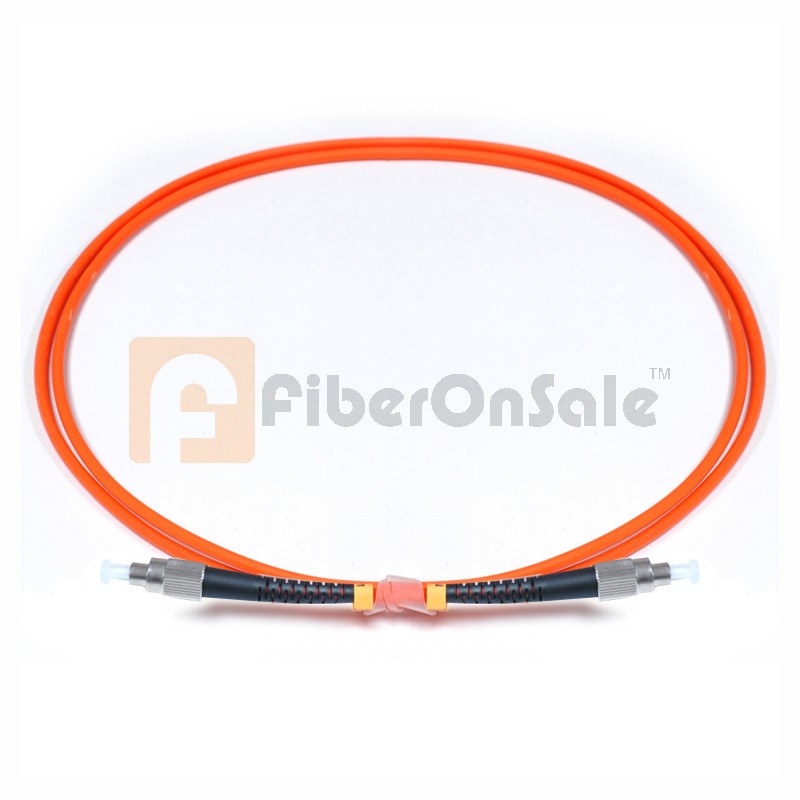 FC-FC Simplex OM2 50/125 Multimode Fiber Patch Cable