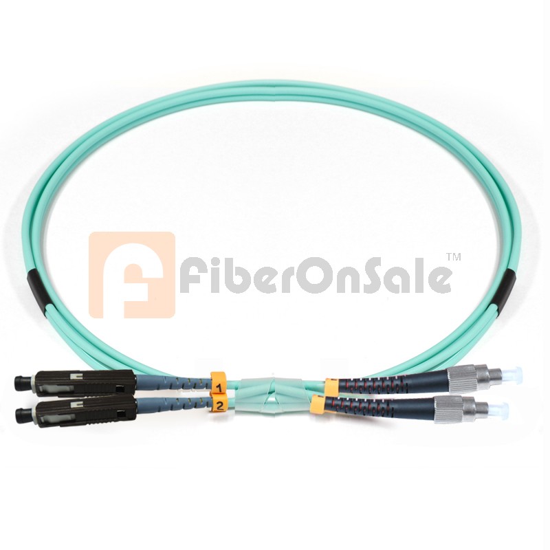 FC-MU Duplex 10Gb OM3 50/125 Multimode Fiber Patch Cable