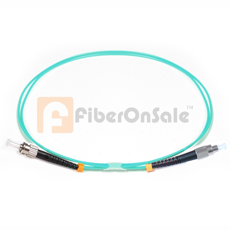 FC-ST Simplex 10Gb OM3 50/125 Multimode Fiber Patch Cable