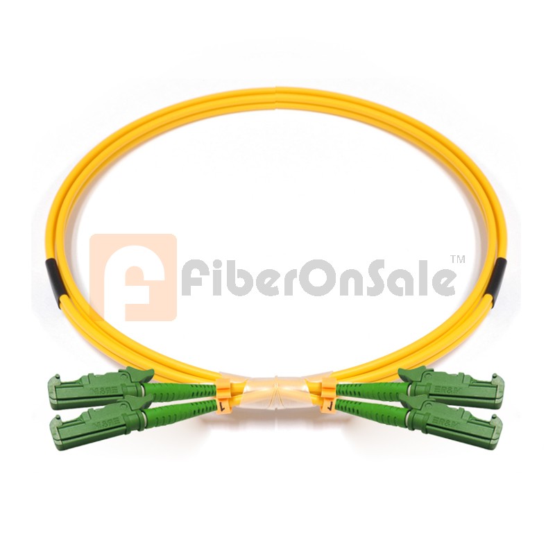 E2000-E2000 Duplex OS1 9/125 Singlemode Fiber Patch Cable