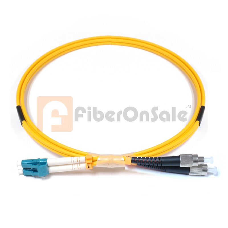 FC-LC Duplex OS1 9/125 Singlemode Fiber Patch Cable