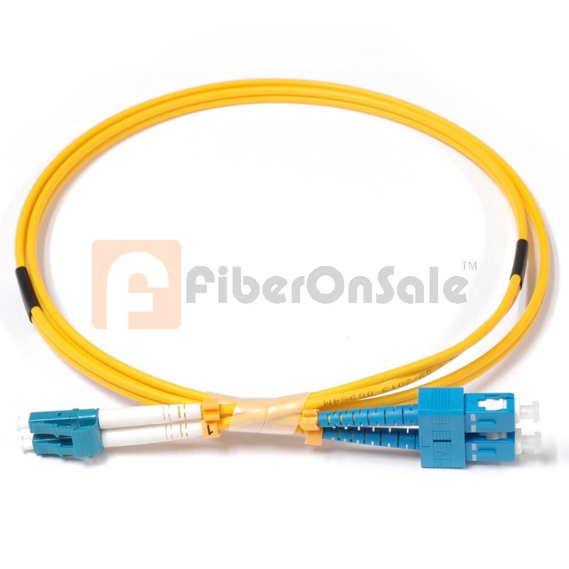 SC-LC Duplex OS1 9/125 Singlemode Fiber Patch Cable