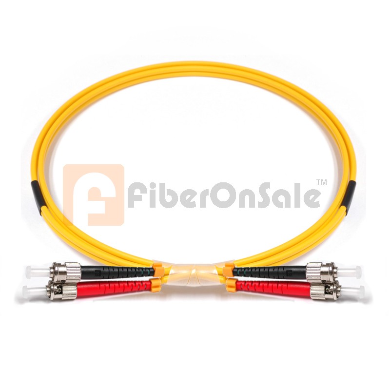 ST-ST Duplex OS1 9/125 Singlemode Fiber Patch Cable