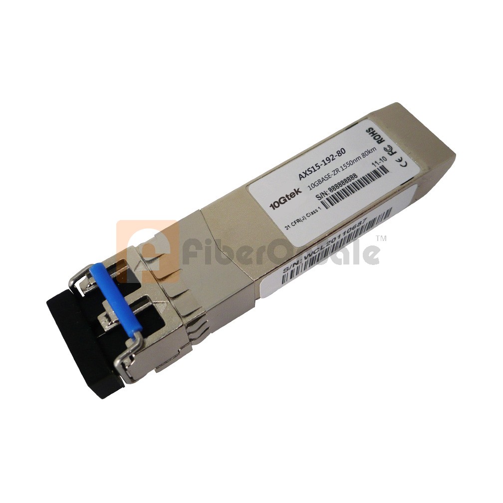 Cisco SFP-10G-ZR Compatible 10GBASE-ZR SFP+ 1550nm 80km Transceiver Module