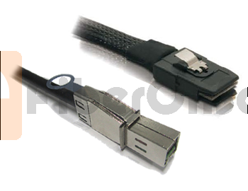 MiniSAS(SFF-8087) to MiniSAS HD(SFF-8644) Internal Cable 0.5 Meter