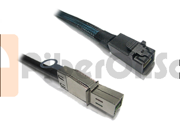 HD MiniSAS SFF-8643 to HD MiniSAS SFF-8644 Internal cable 0.5 Meter