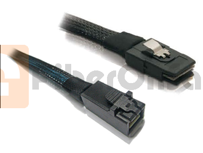HD MiniSAS SFF-8643 to MiniSAS(SFF-8087) internal cable 0.5 Meter