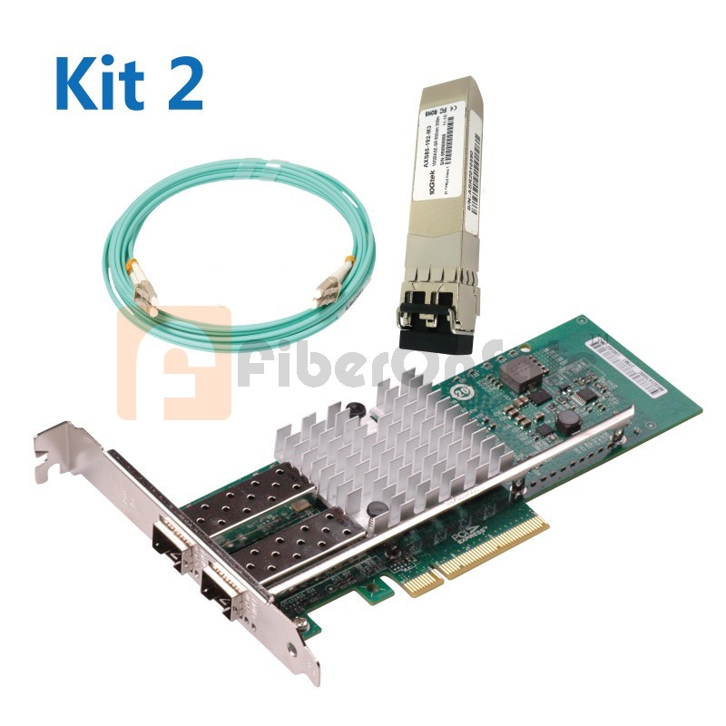 [82599ES CNA] +  [SFP+ SR]+ [Patch Cord 10Meters]  Kit2#
