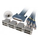 Cisco CAB-OCTAL-9DTE CAB-OCTAL-ASYNC Cable and 8 RJ45 to DB9 Female Adapters