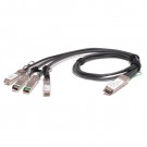 2M Arista compatible passive 40Gbase QSFP+ to 4 SFP+ Breakout Cable