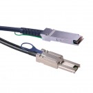 1M Passive AWG30 QSFP to MiniSAS(SFF-8088) DDR Copper Cable