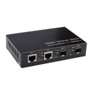 10/100/1000M 1SFP+1SFP Ports Gigabit Ethernet Media Converter