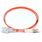 SC-LC Duplex OM1 62.5/125 Multimode Fiber Patch Cable