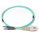 SC-FC Duplex 10Gb OM3 50/125 Multimode Fiber Patch Cable