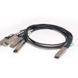 1M(3.3ft) Passive AWG30 40GBASE QSFP+ to 4 XFP Breakout Cable