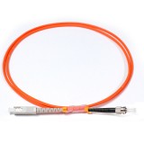 SC-ST Simplex OM1 62.5/125 Multimode Fiber Patch Cable