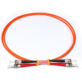 ST-ST Simplex OM1 62.5/125 Multimode Fiber Patch Cable