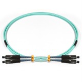 MU-MU Duplex 10Gb OM3 50/125 Multimode Fiber Patch Cable