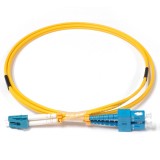 SC-LC Duplex OS1 9/125 Singlemode Fiber Patch Cable