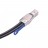 3M(9.9ft) AWG30 4x SFF-8644 Passive HD Mini-SAS Copper Cable