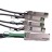 1M(3.3ft) Passive Copper AWG30 40GBASE QSFP+ to 4 SFP+ Breakout Direct Attach Cable
