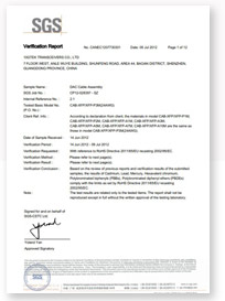 10GTEK CAB-10GSFP ROHS certification